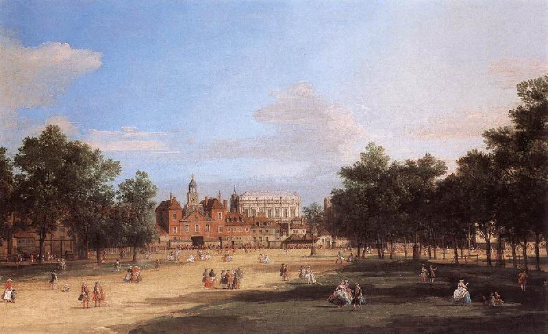 Charles Blechen London: the Old Horse Guards and Banqueting Hall, from St James s Park  cdc China oil painting art